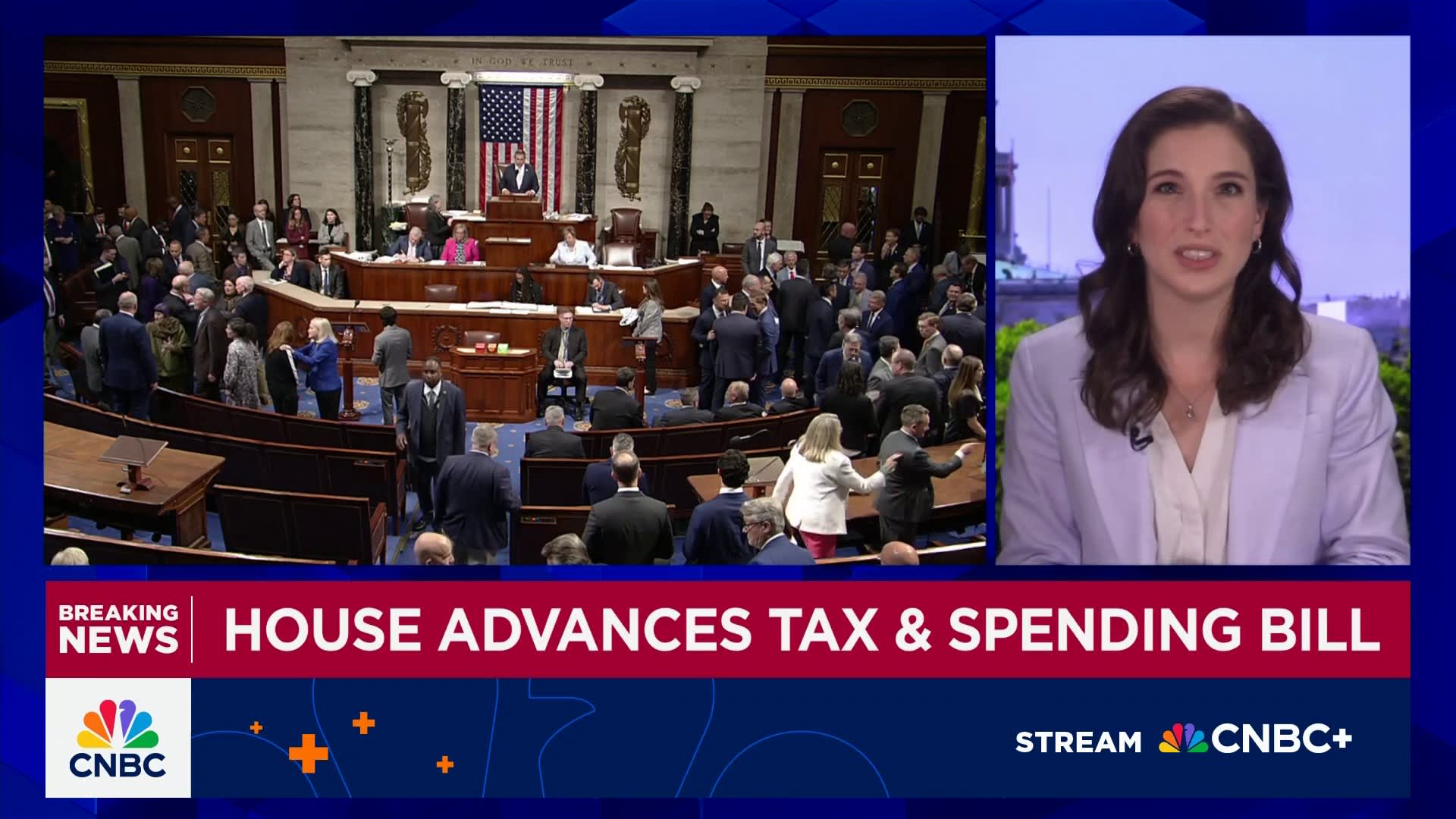 House advances President Trump's tax & spending bill