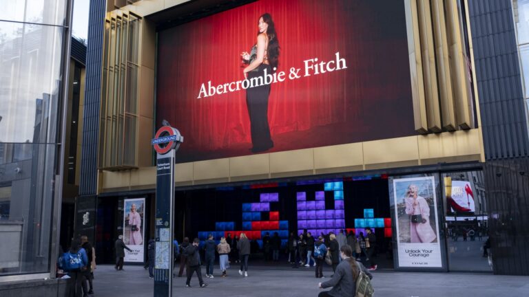 Abercrombie & Fitch soars 25% even as retailer slashes profit outlook due to tariffs