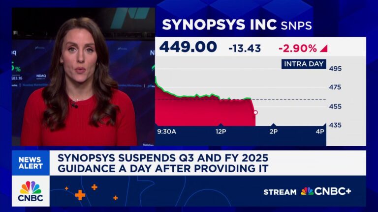 Synopsys suspends Q3 and FY 2025 guidance a day after providing it
