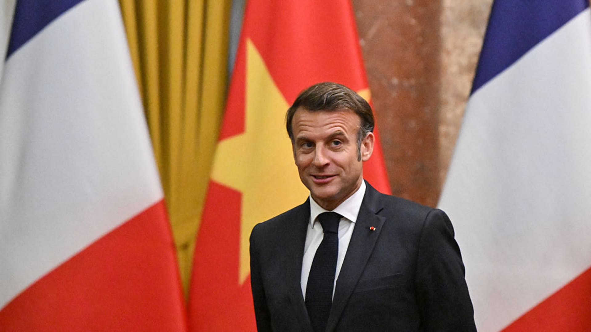 France's Macron calls on Europe and Asia to unite as U.S.-China tensions flare