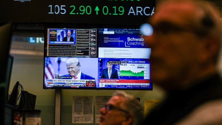 Bad trade headline after another hit the market — but a key economic tracker is looking up