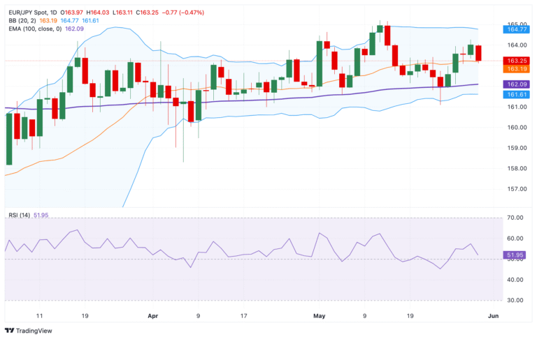 EUR/JPY Price Forecast: Bullish tone remains in play above 163.00
