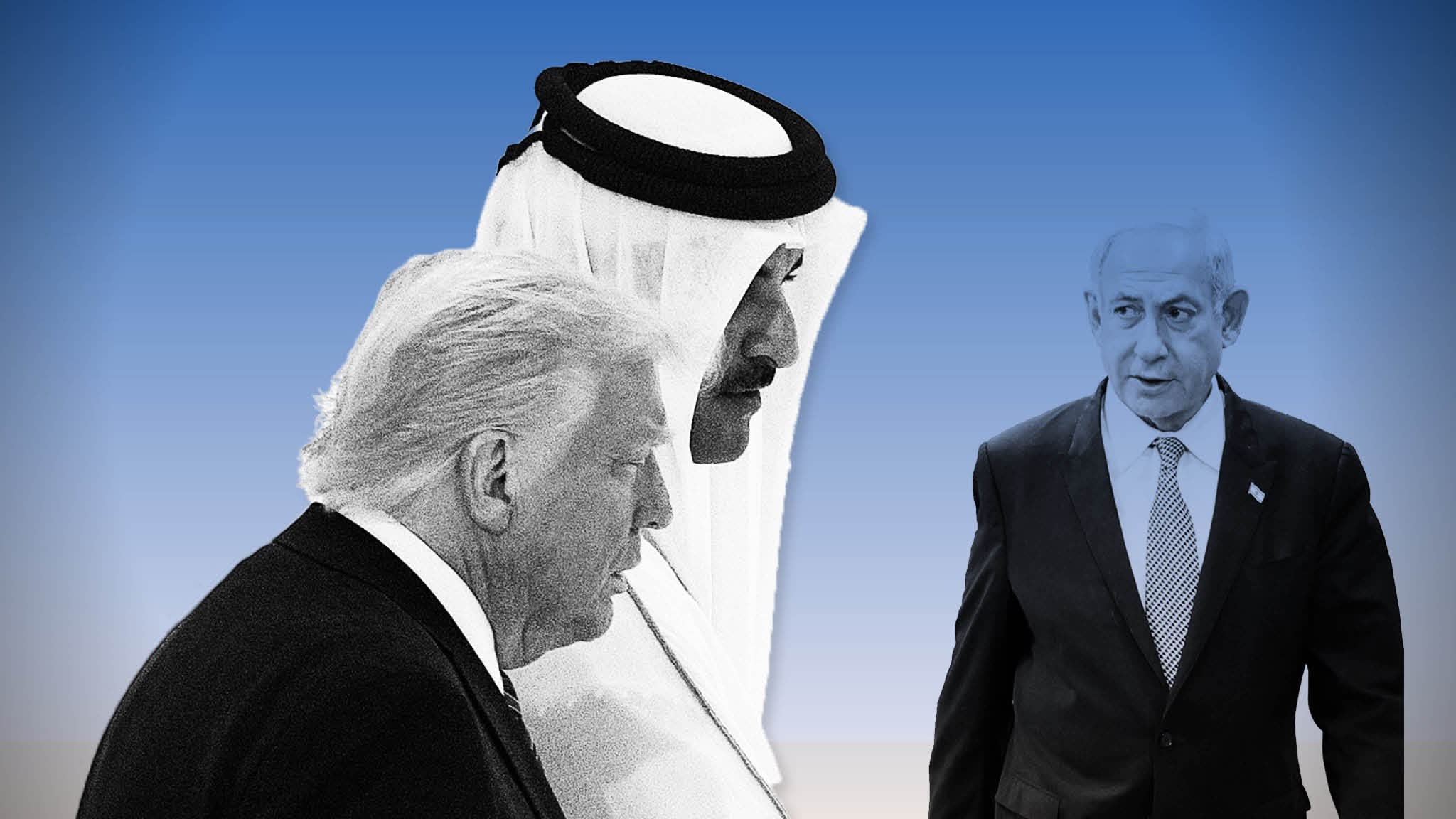 Netanyahu downgraded to spectator on Trump’s Middle East tour