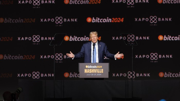 Trump media group plans to raise $3bn to spend on cryptocurrencies