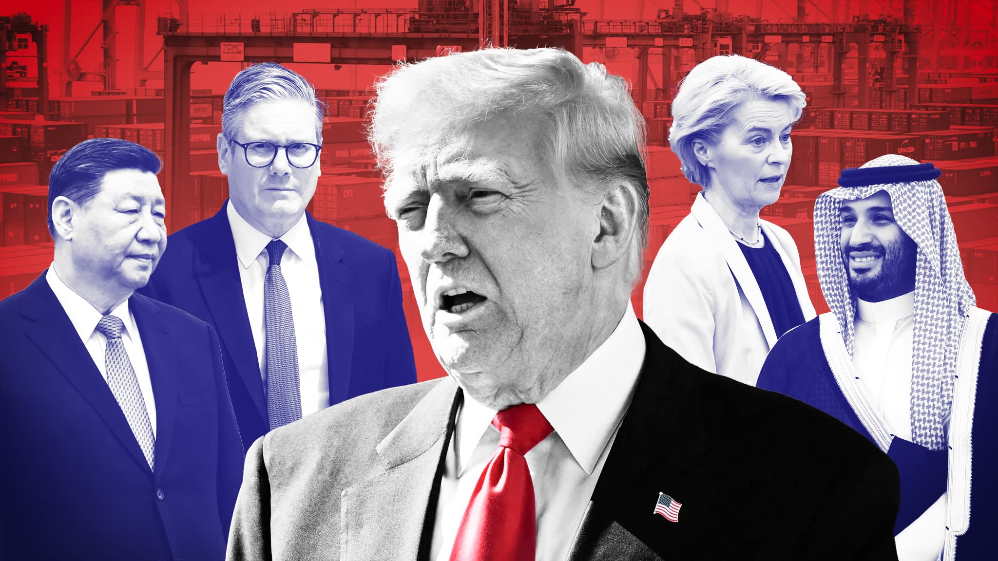 Flatter or confront? How world leaders are dealing with Trump
