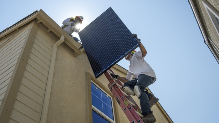 Clean energy stocks tumble as Trump’s tax bill slashes subsidies