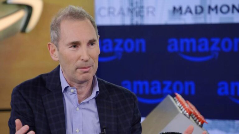 Despite tariffs, Andy Jassy says Amazon hasn't 'seen prices appreciably go up,' so far