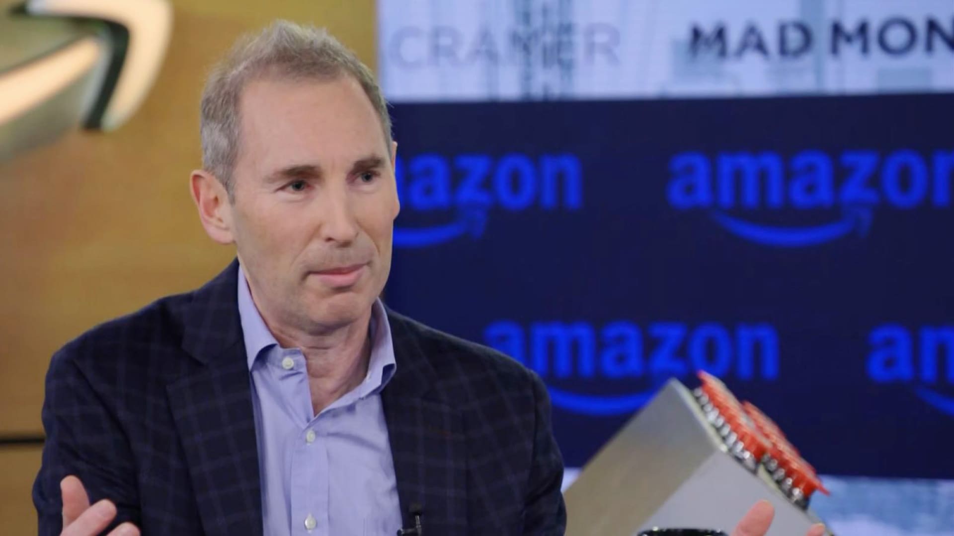 Despite tariffs, Andy Jassy says Amazon hasn't 'seen prices appreciably go up,' so far