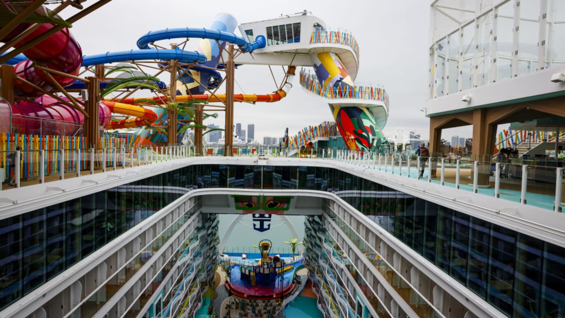 The charts show this cruise stock is going through a 'double top breakout'