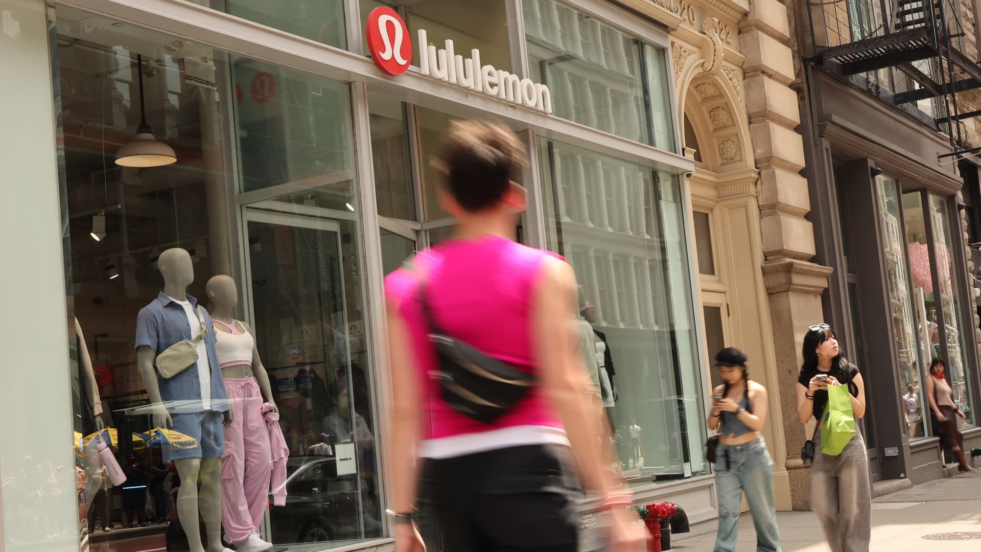 Lululemon shares tumble 20% as it cuts full-year guidance, citing 'dynamic macroenvironment'