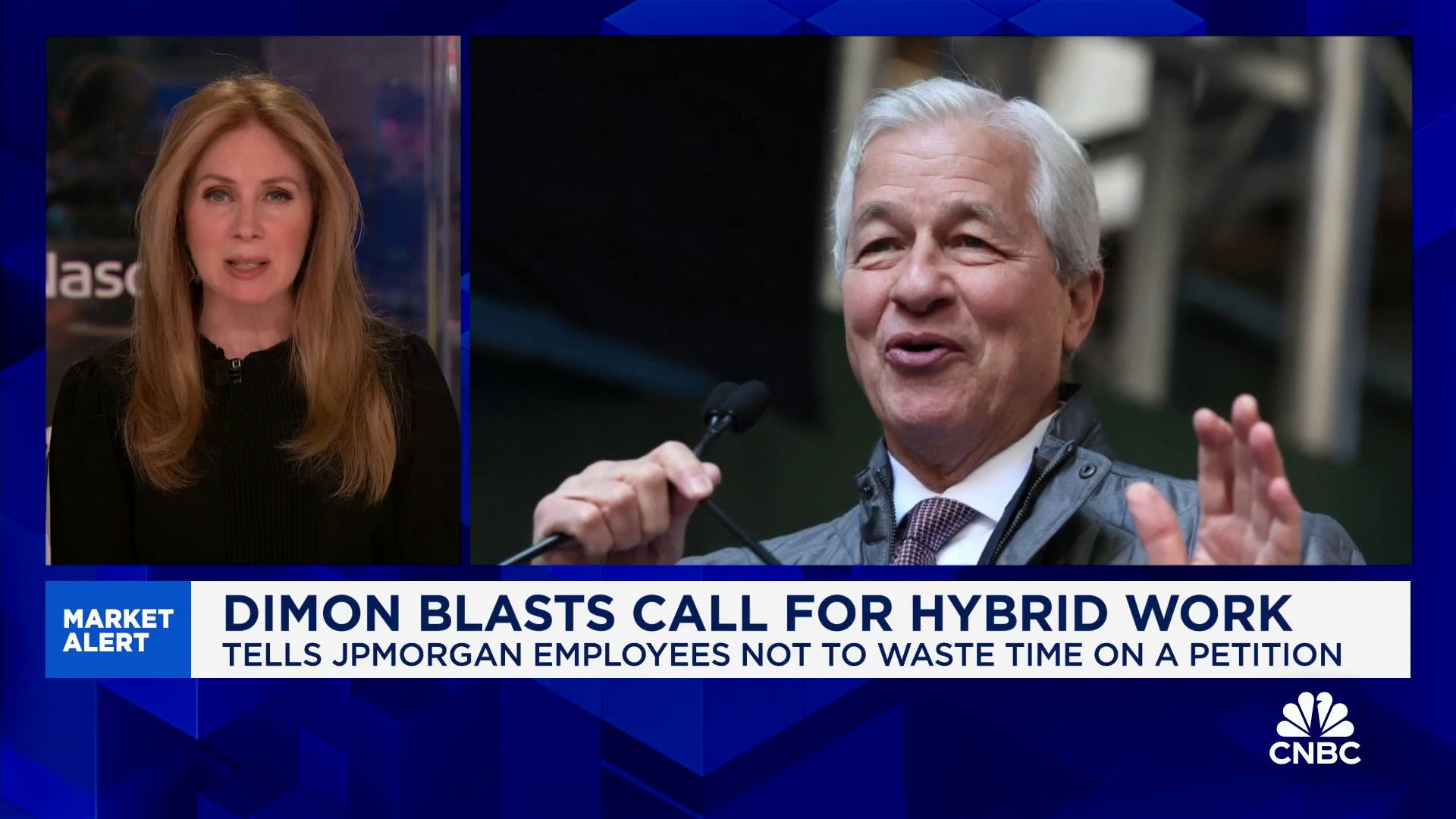 JPMorgan CEO Jamie Dimon blasts call for hybrid work, tells employees not to waste time on petition