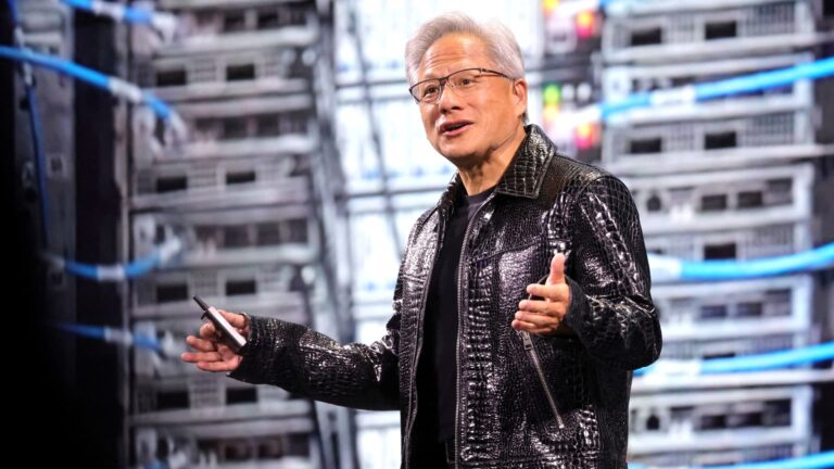 Huawei 'has got China covered' if the U.S. doesn't participate, Nvidia CEO tells CNBC