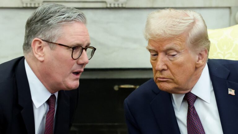 UK economy shrank sharply in April as Trump tariffs and tax rises kicked in