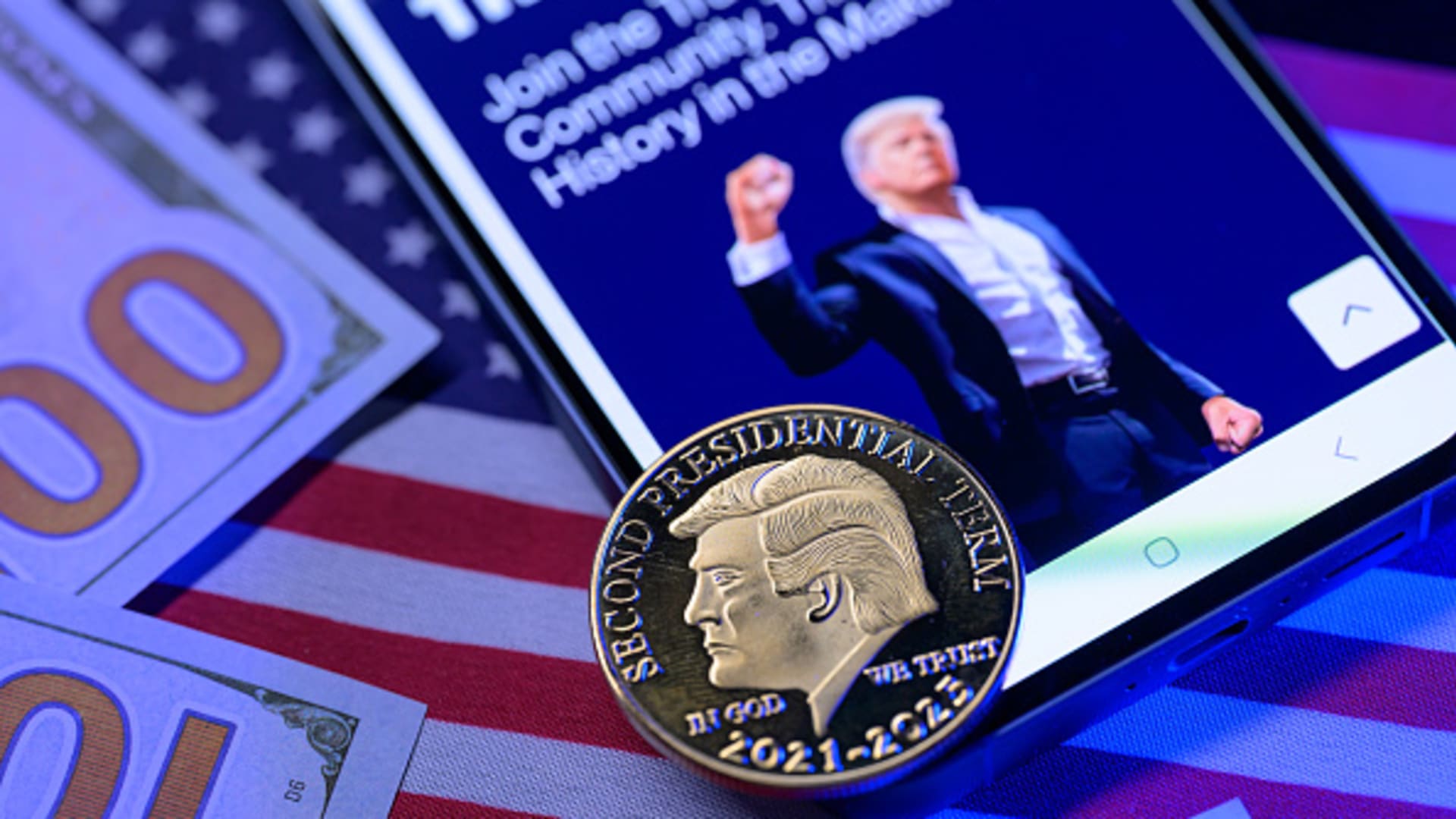 $TRUMP crypto wallet launches for president's meme token