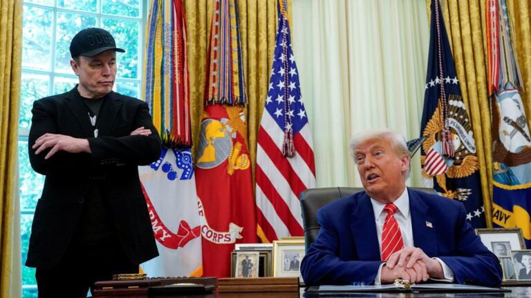Nervous Republicans flee Trump-Elon Musk blast radius
