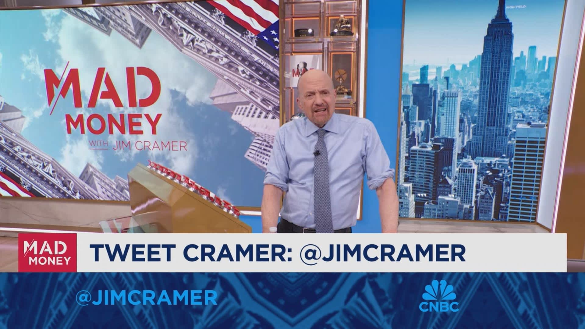 There's only one tech company on the new high list, Broadcom, says Jim Cramer