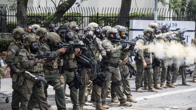 Trump deploys National Guard as Los Angeles protests against immigration agents continue