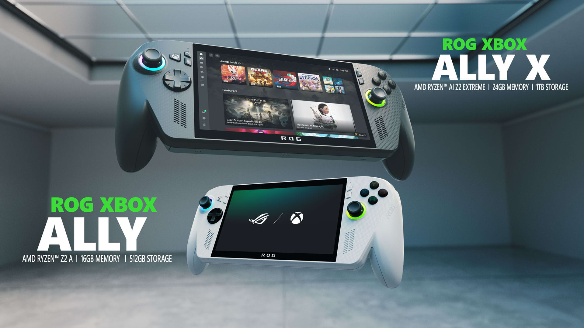 Microsoft enters portable gaming with new ROG Xbox Ally devices