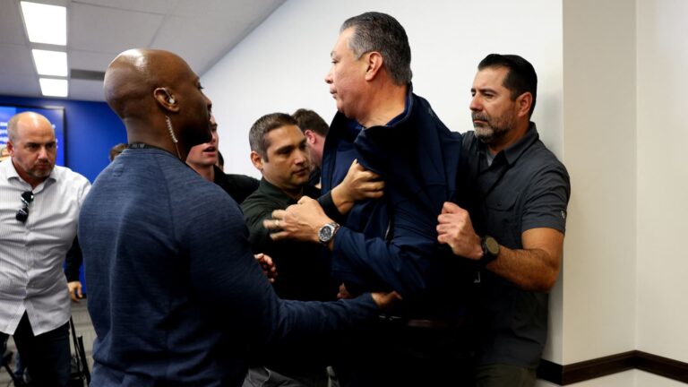 Sen. Alex Padilla handcuffed after forced removal from DHS press conference