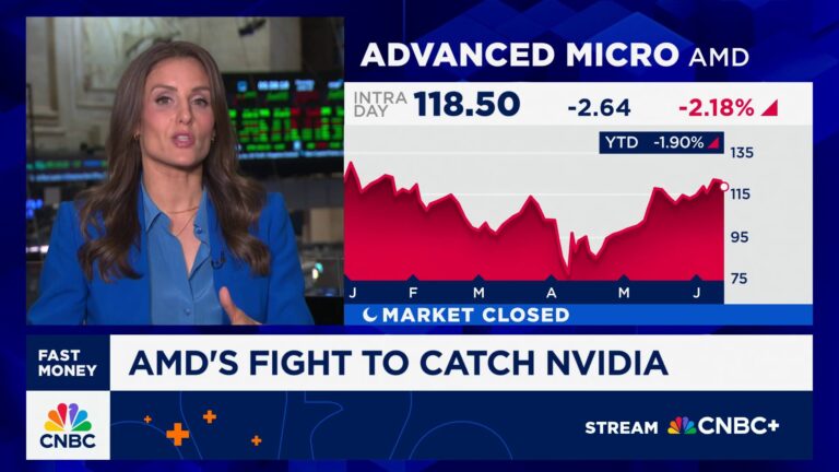 AMD working to catch Nvidia with latest tech at Advancing AI 2025 event