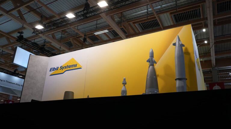 Stands shuttered at some Israeli defense firm showcasing at Paris Air Show