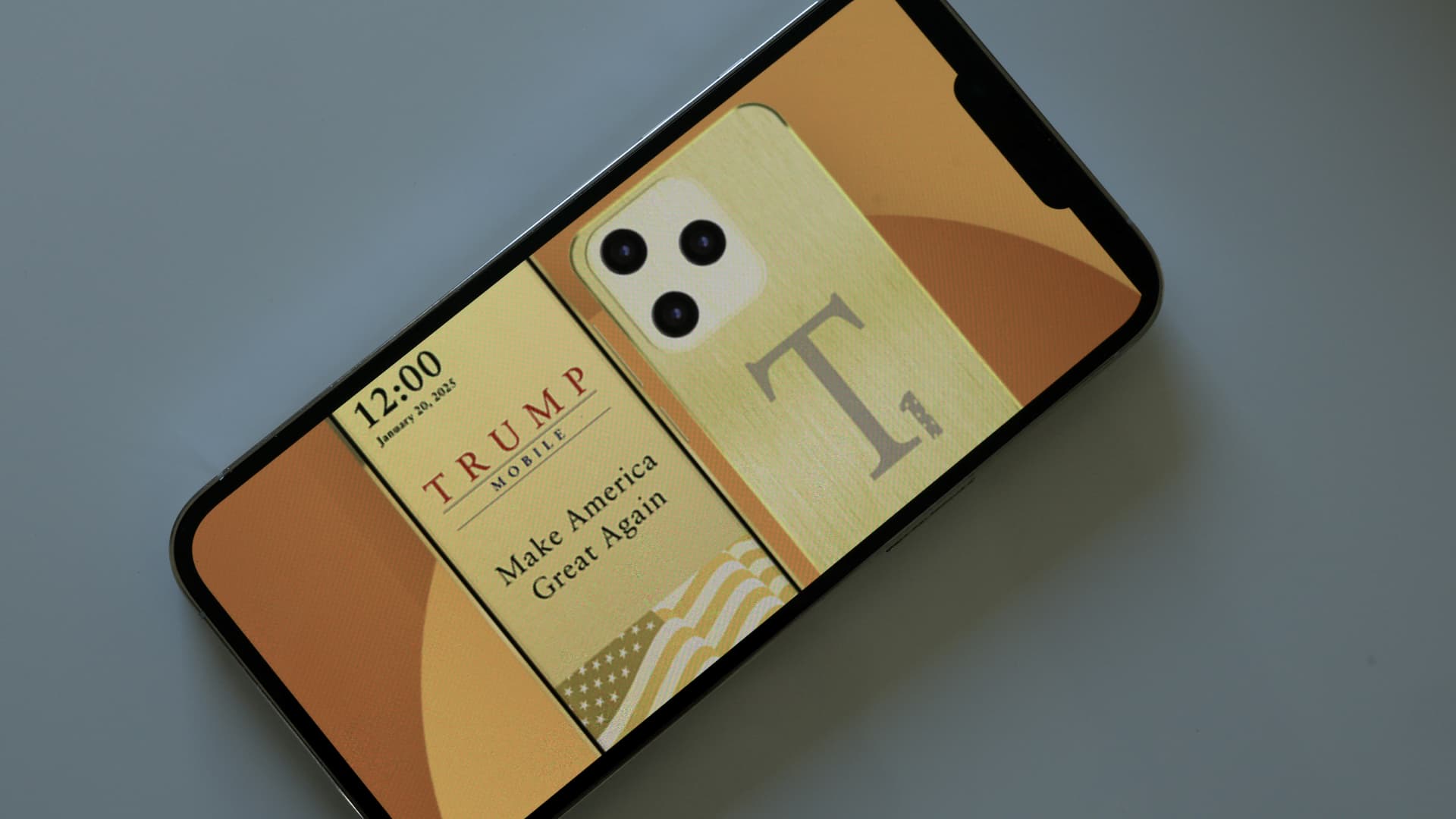 This phone is made in the USA, and Trump’s name isn't on it