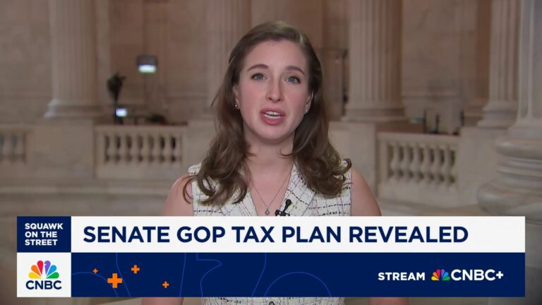 Senate GOP tax plan revealed: Here's what you need to know