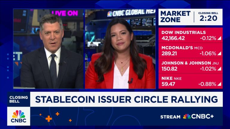 Circle, Coinbase shares rise after Senate passes stablecoin legislation