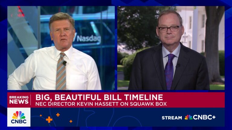 NEC Director Kevin Hassett: 'Highly confident' we'll pass Pres. Trump's tax bill by July 4