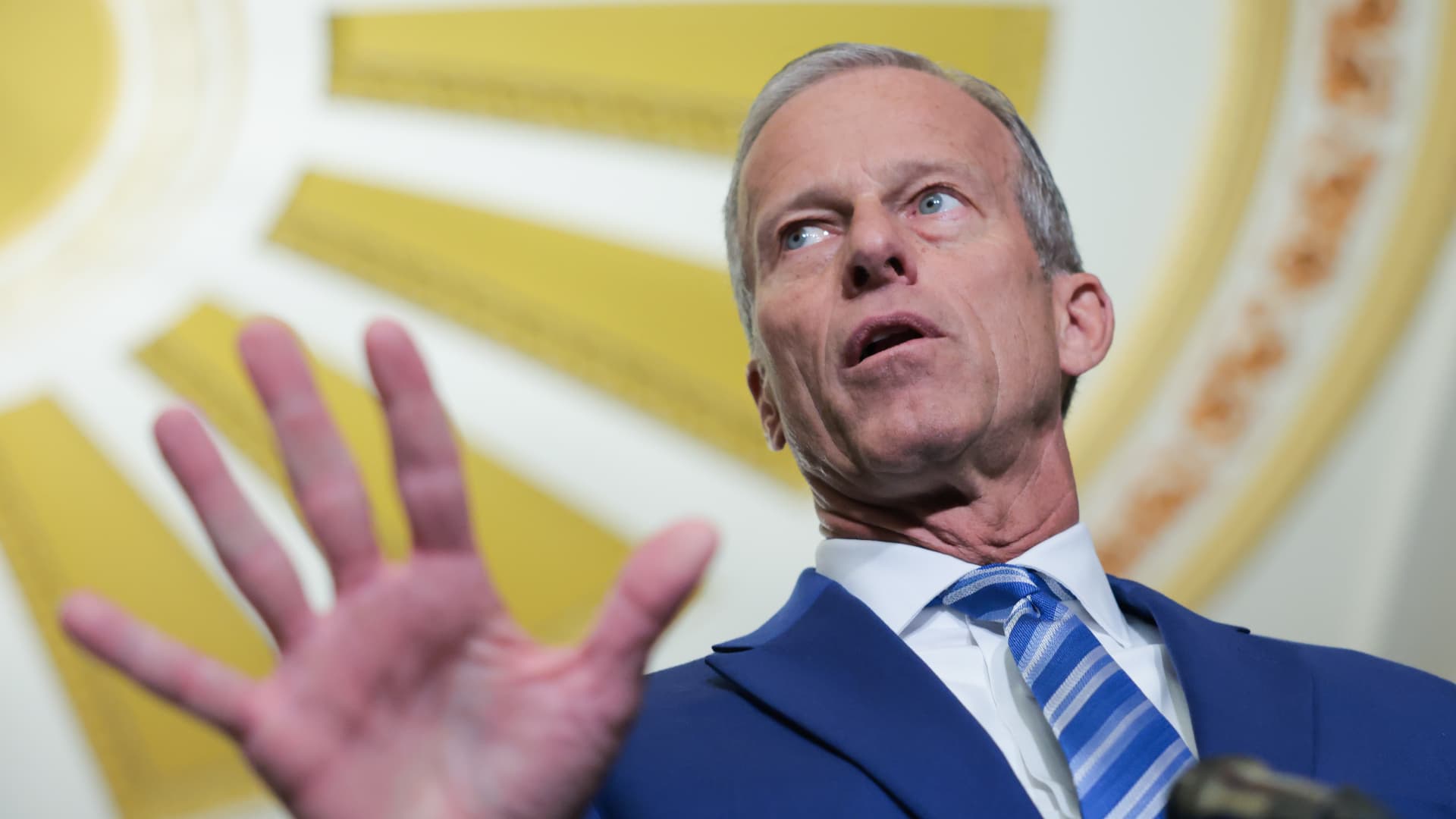Senators will stay in D.C. until Trump's 'big, beautiful bill' passes, Thune says