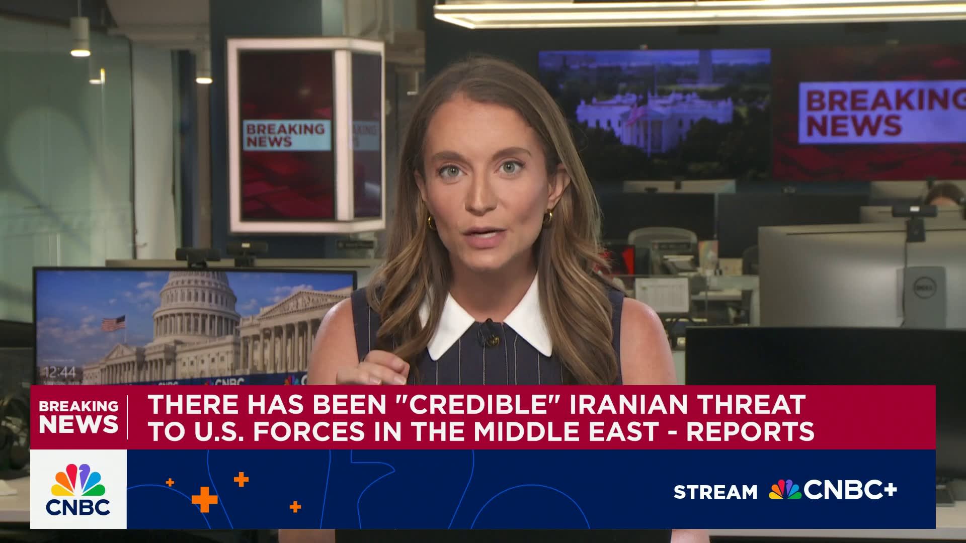 There has been 'credible' Iranian threat to U.S. forces in the Middle East, sources say