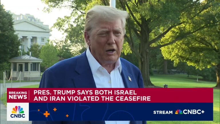 President Trump: ‘Not happy with Israel,' warns against dropping more bombs on Iran