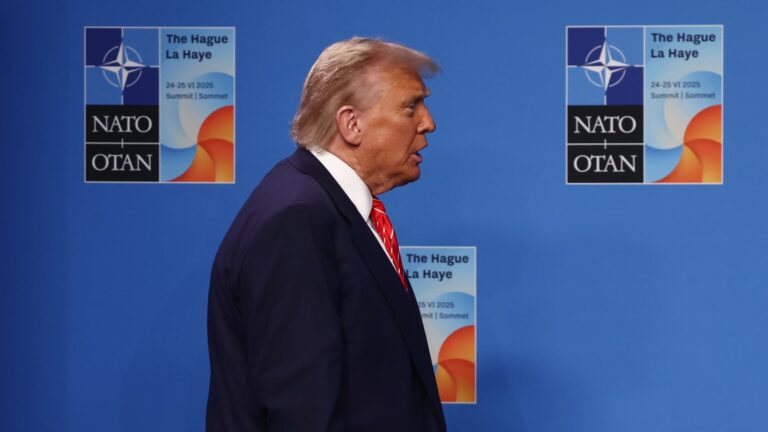 Watch live: Trump speaks at NATO press conference