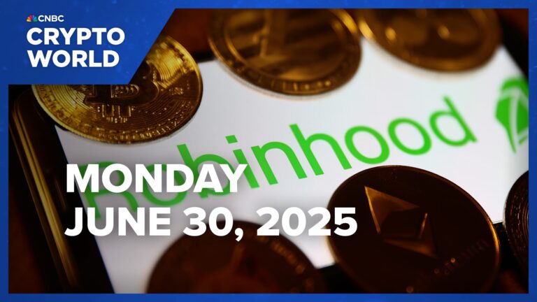 Robinhood shares pop after trading app's tokenized stock launch announcement: CNBC Crypto World