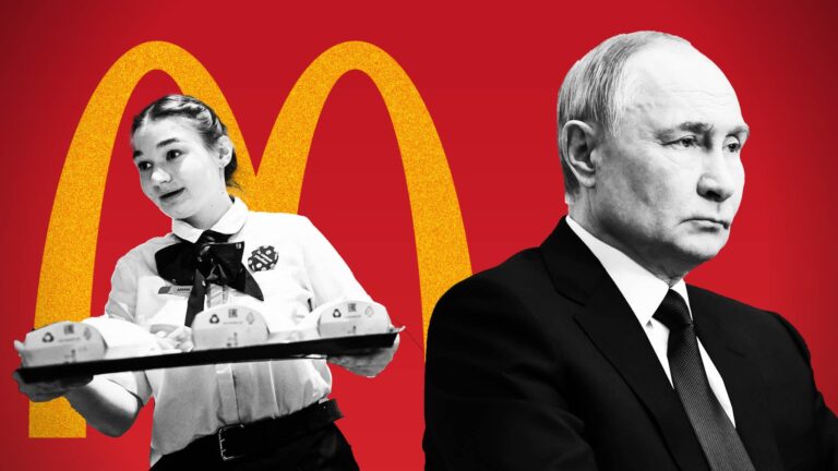 Fake McDonald’s lobbies Putin to block return of western companies