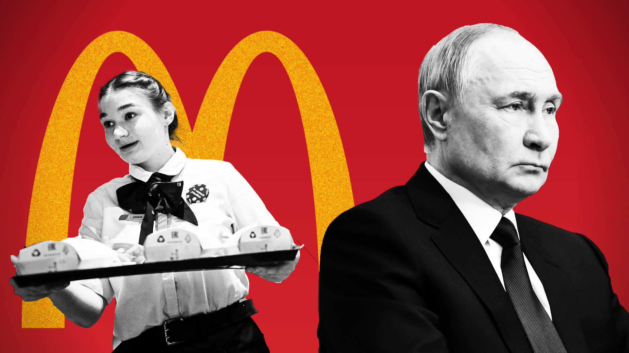 Fake McDonald’s lobbies Putin to block return of western companies