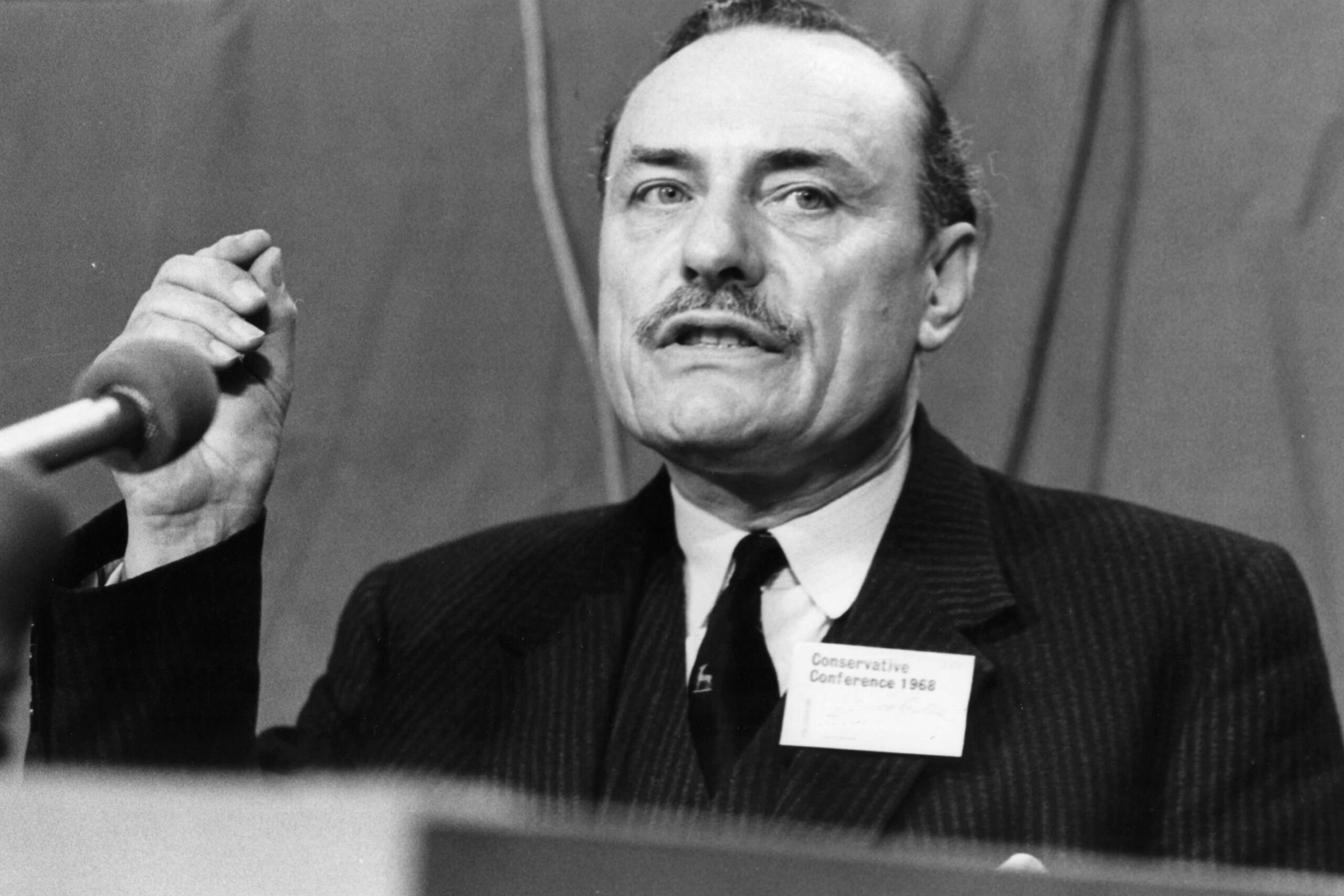 Enoch Powell delivers his controversial ‘Rivers of Blood’ speech against immigration during in 1968
