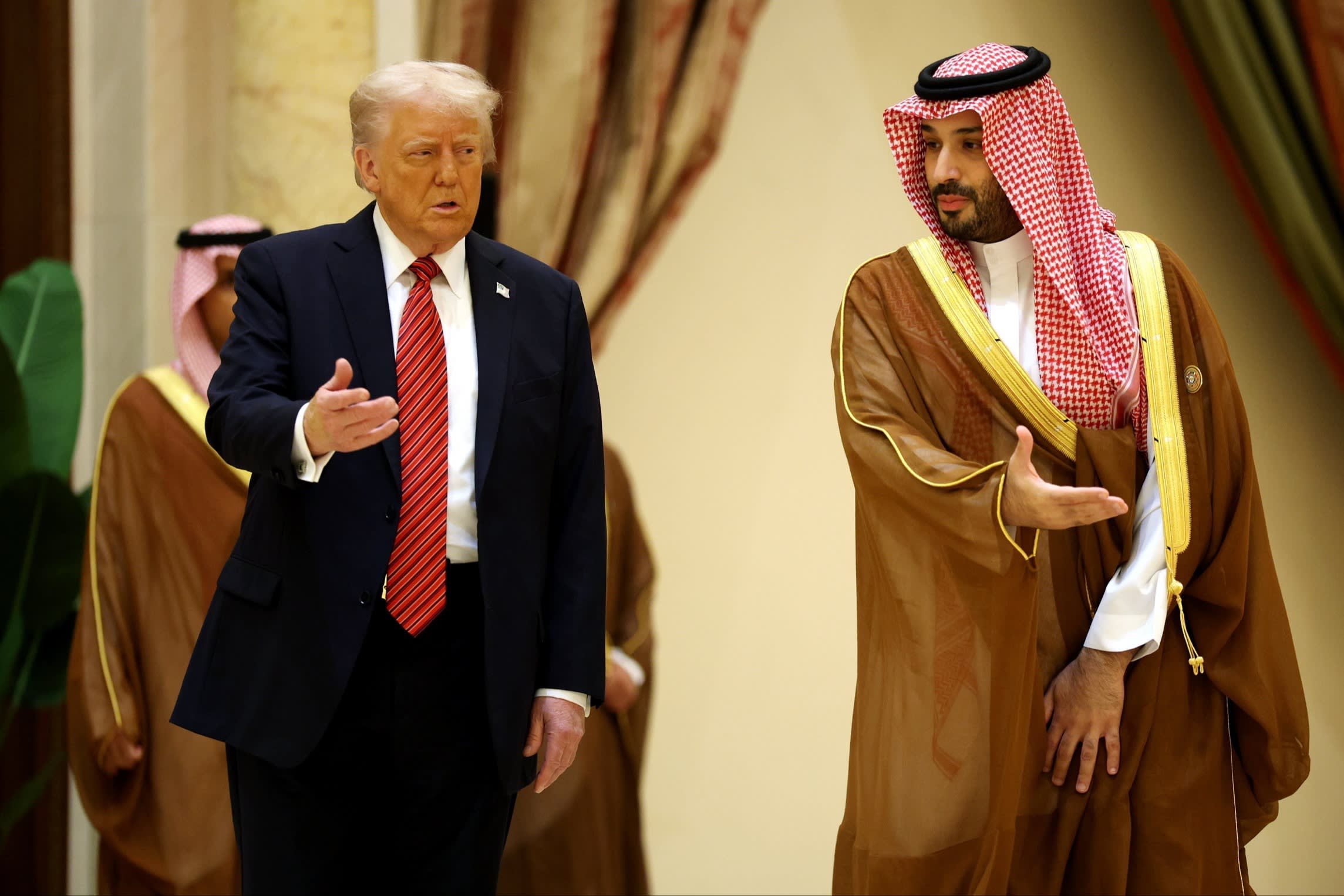 President Donald Trump and Saudi Crown Prince Mohammed bin Salman
