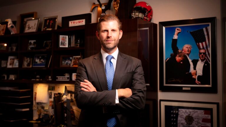 Eric Trump opens door to political dynasty