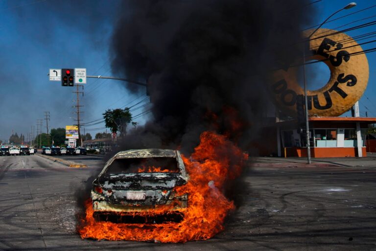 Trump to send national guard to quell immigration protests in LA