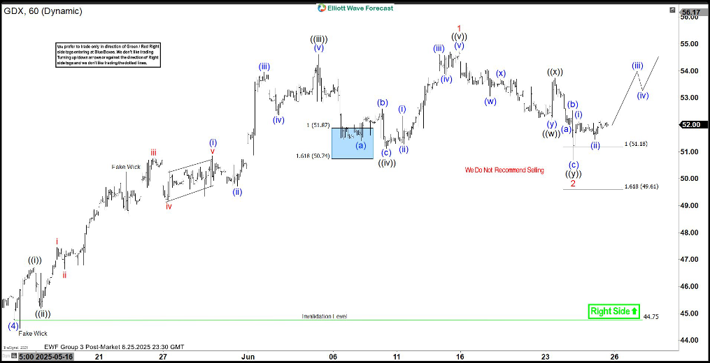 GDX climbs higher after three wave decline [Video]