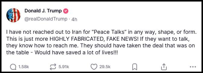 Truth Social June 17, 2025 President Donald Trump post