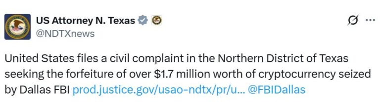 US seeks to claim $2.4M in Bitcoin seized from ransomware group