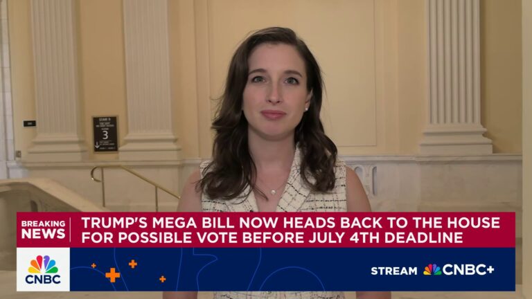 Trump's mega bill heads to House after it passes in Senate