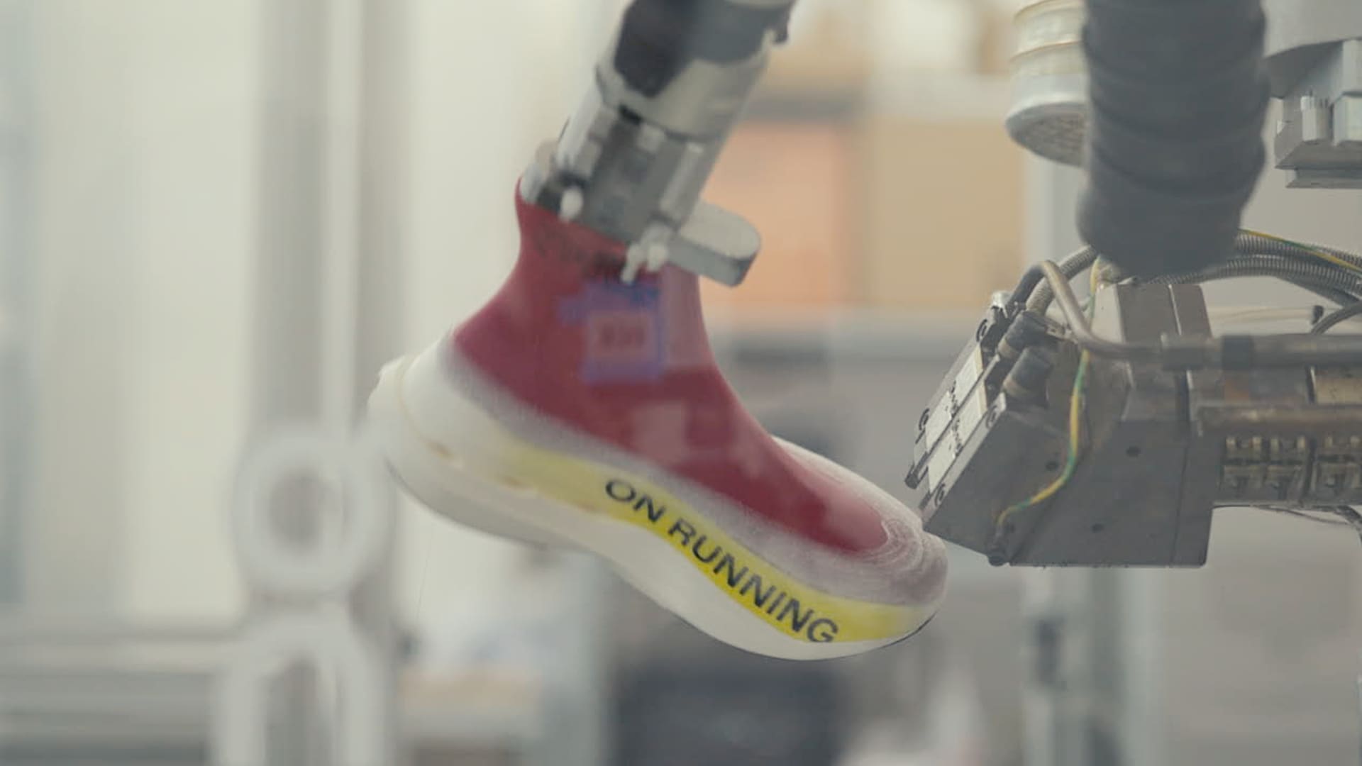 How On creates its spray-on running shoes