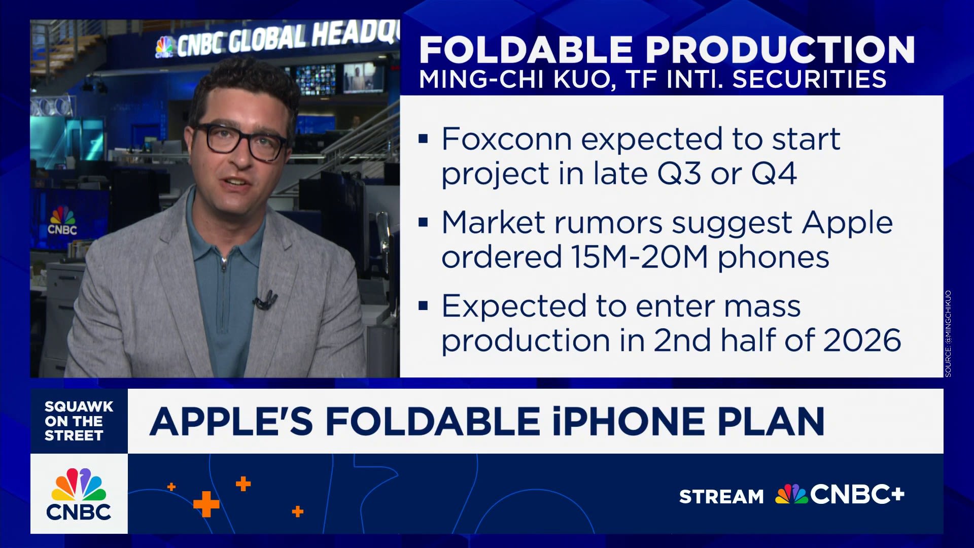 Apple's foldable iPhone plan