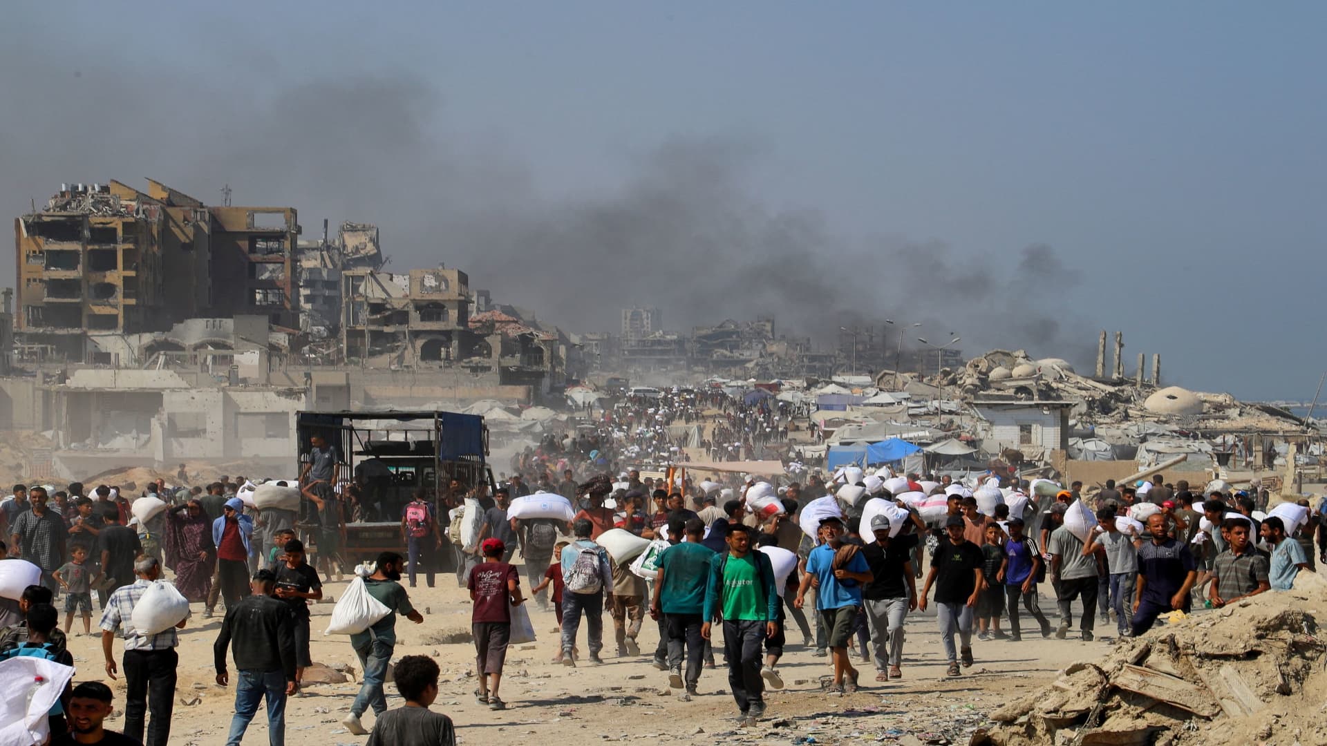 Israel announces 'tactical pause' in Gaza fighting after outrage over starving Palestinians