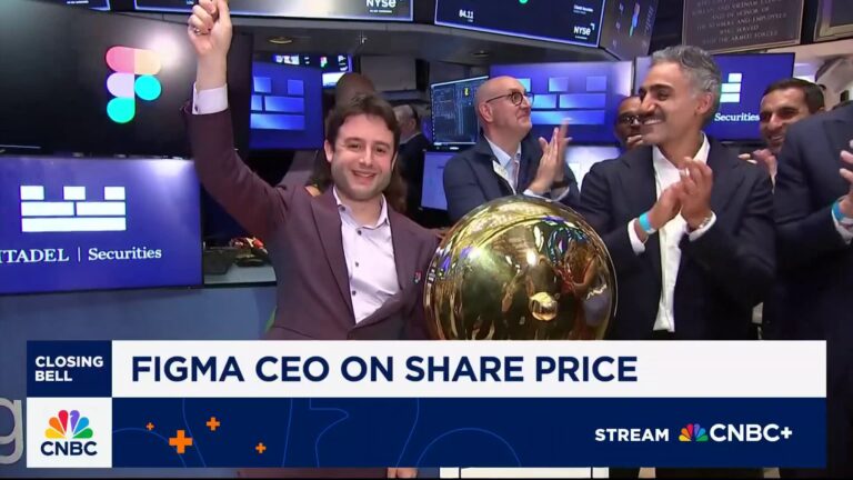Figma shares surge in NYSE debut