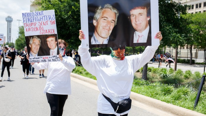 Trump is flunking his Epstein test