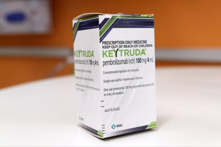 Box of Keytruda medication